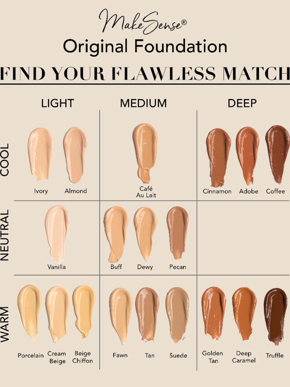 Almond MakeSense Original Foundation - Picture 4 of 7